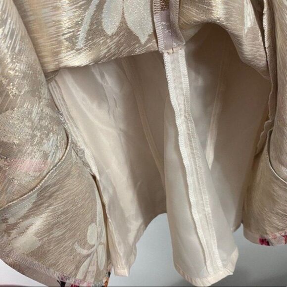 Oasis Floral Ruffle 6 Dress A Line Sleeveless Spring Floral Colorful Party Prom - Picture 7 of 8